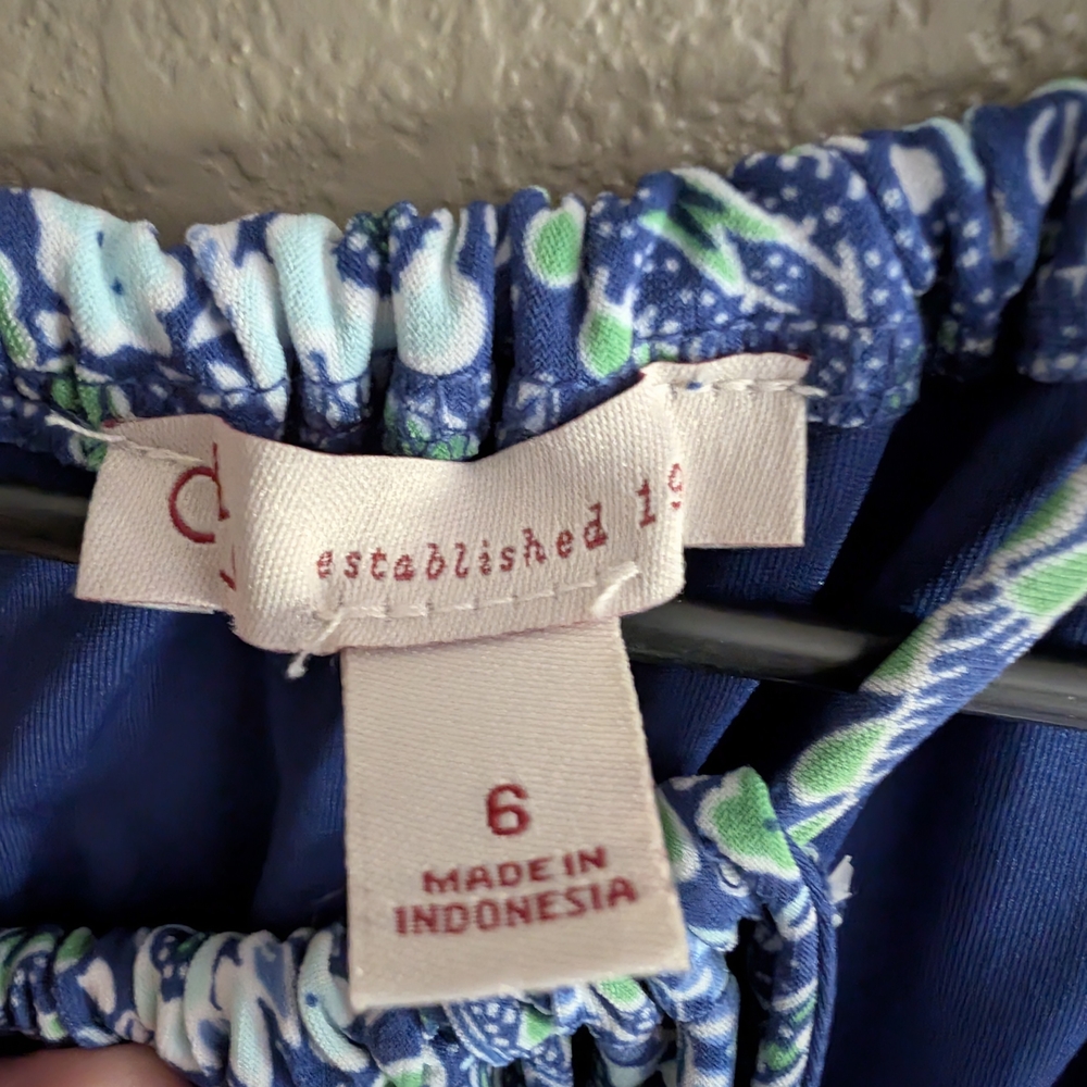 Blue Patterned Maxi Dress - Picture 3 of 3